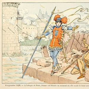Illustration taken from the book "Jeanne d Arc "