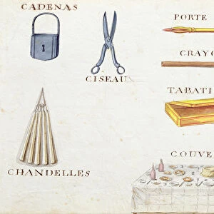 Illustrations from A French Alphabet Book of 1814, pub