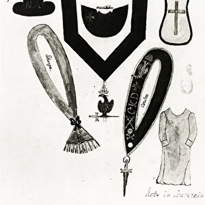 Illustrations of Masonic regalia and dress of the Knight Kadosh, 30th Degree