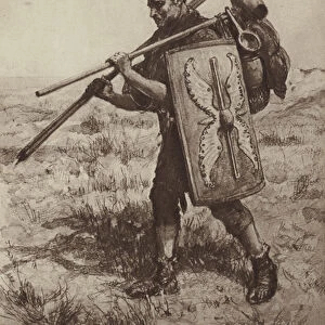 The Impeditus, or Fully-equipped Foot Soldier (litho)