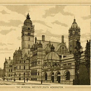 The Imperial Institute, South Kensington (litho)