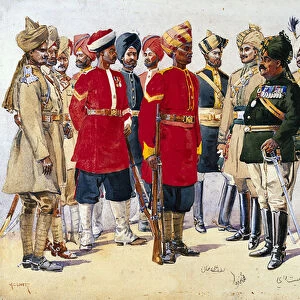 Imperial Service Troops, illustration from Armies of India by Major G. F