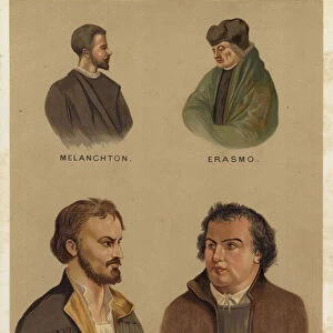 Important personalities of the Christian Reformation (chromolitho)