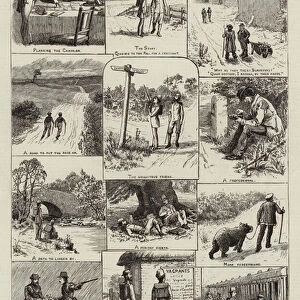 Some Incidents of a Walking Tour (engraving)