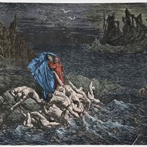 Inferno, Canto 7 : Virgil shows Dante the souls of the wrathful in the Styx