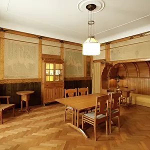 Interior of The Dijsselhof Room designed by G. W. Dijsselhof (1866-1924) c. 1895 (photo)