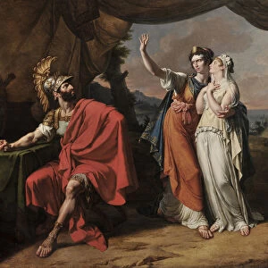 Iphigenie in Aulide, 1817 (oil on canvas)