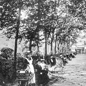 Islington Green, c. 1900 (b / w photo)