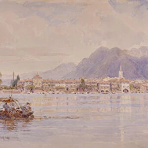Isola dei Pescatori, Lago Maggiore, 1914 (Watercolour)