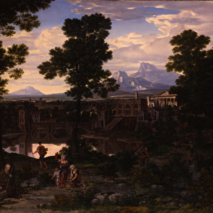 Italian Landscape, c. 1805 (oil on canvas)