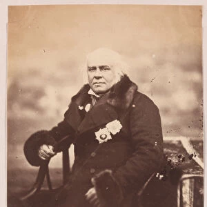 James Bruce eighth Earl of Elgin, 1860 (b / w photo)