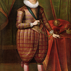 James VI of Scotland and I of England (1566-1625), c. 1618 (oil on canvas)