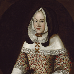 Jane, first Wife of John Tradescant the Younger, c. 1630 (oil on canvas)