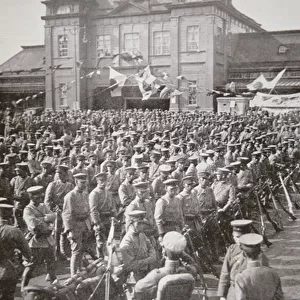 Japanese invasion of Manchuria, 1933 (b / w photo)