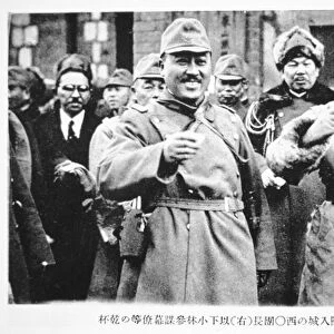 Japanese invasion of Manchuria, 1933 (b / w photo)