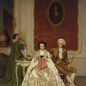 Jealousy, 1861 (oil on panel)