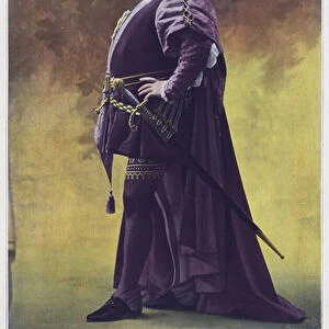 Jean-Francois Delmas as Iago in Othello (coloured photo)
