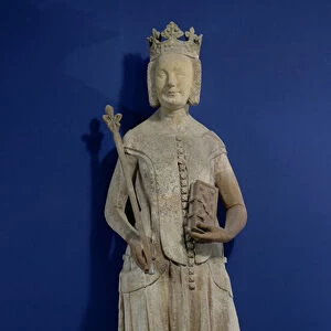 Jeanne de Bourbon (1338-77) 1365-80 (stone) (see also 27647)