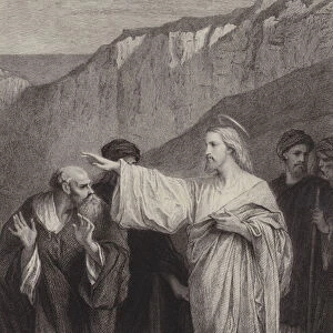 Jesus gives Peter his Charge (engraving)