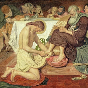 Jesus Washing Peter's Feet, 1876 (oil on canvas)