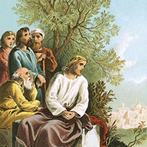 Jesus weeping over Jerusalem