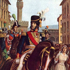 Joachim Murat entering Florence, 19 January 1801