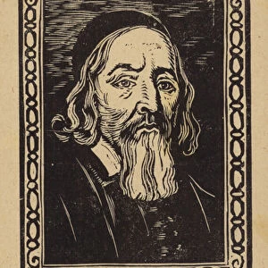 John Amos Comenius (1592-1670), Czech teacher, educator and writer (litho)