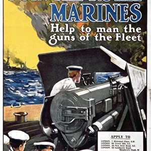 Join the Royal Marines - Help to man the guns of the Fleet
