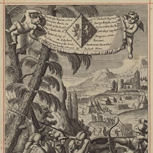 Jonathan and his Armour bearer (engraving)