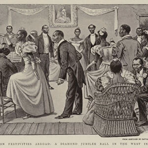 Jubilee Ball in the West Indies (litho)