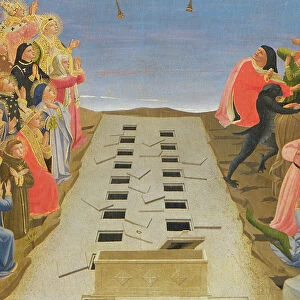The Last Judgement, altarpiece from Santa Maria degli Angioli, detail, c