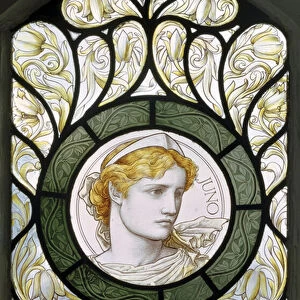 Juno, 1886 (stained glass)