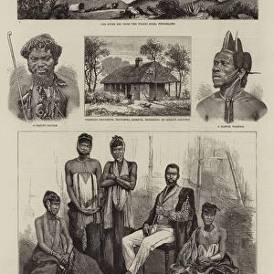 The Kaffir War in the Transkei (engraving)