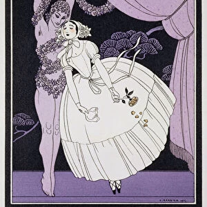 Karsavina, 1914 (pochoir print)
