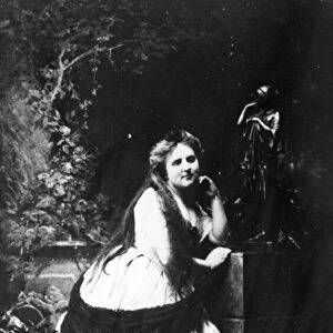 Katherine O Shea as a young woman, playing the part of Badroulbadour in