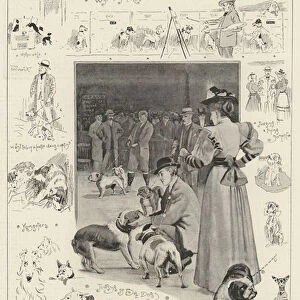 The Kennel Clubs Exhibition of Dogs at the Crystal Palace (litho)