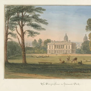 Kent - Greenwich Park - The Rangers House, 1831 (w / c on paper)