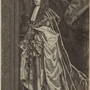 King George I of Great Britain and Ireland (engraving)