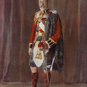 King George V as Colonel-in-Chief of the Black Watch (photo)