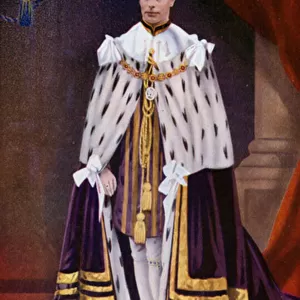 King George VI (colour litho)