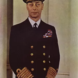 King George VI in naval uniform (photo)