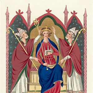 King Henry III (coloured engraving)