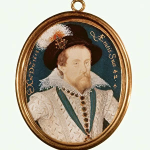 King James I (w / c on vellum)