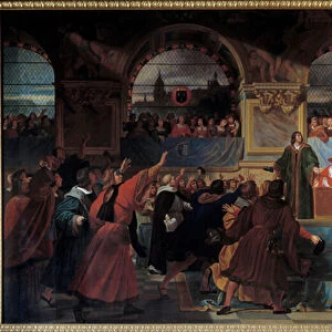 King Louis XII proclaimed father of the people to the States General of Tours on 14 May