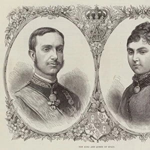 The King and Queen of Spain (engraving)