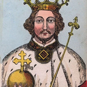 King Richard II (coloured engraving)