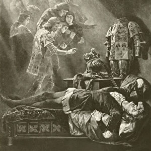 King Richard III. Act V, Scene III (gravure)