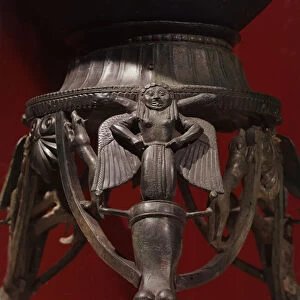 Krater, from the Trebeniste Necropolis, Lake Ohrid, Macedonia (bronze) (detail of 243734)