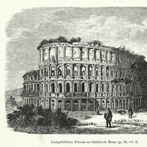 L amphitheatre Flavien ou Colisee de Rome (engraving)