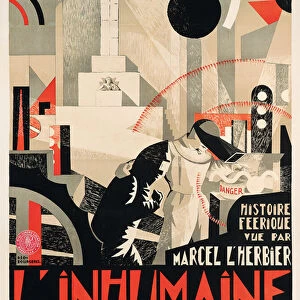 L Inhumaine, 1924 (colour litho)